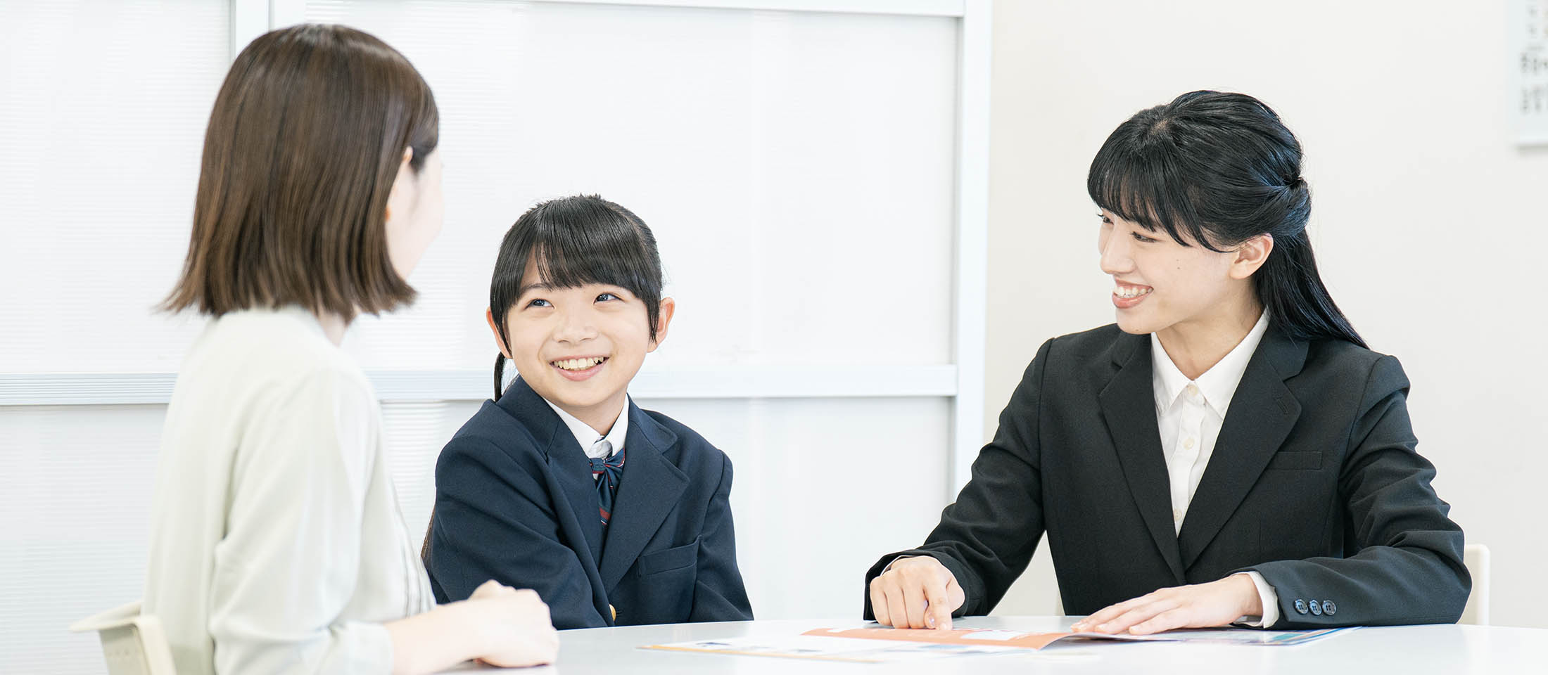 保護者面談の様子