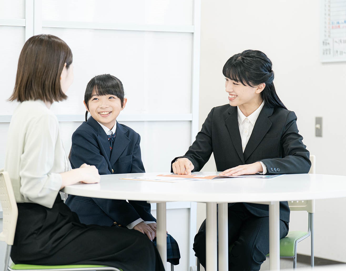 保護者面談の様子